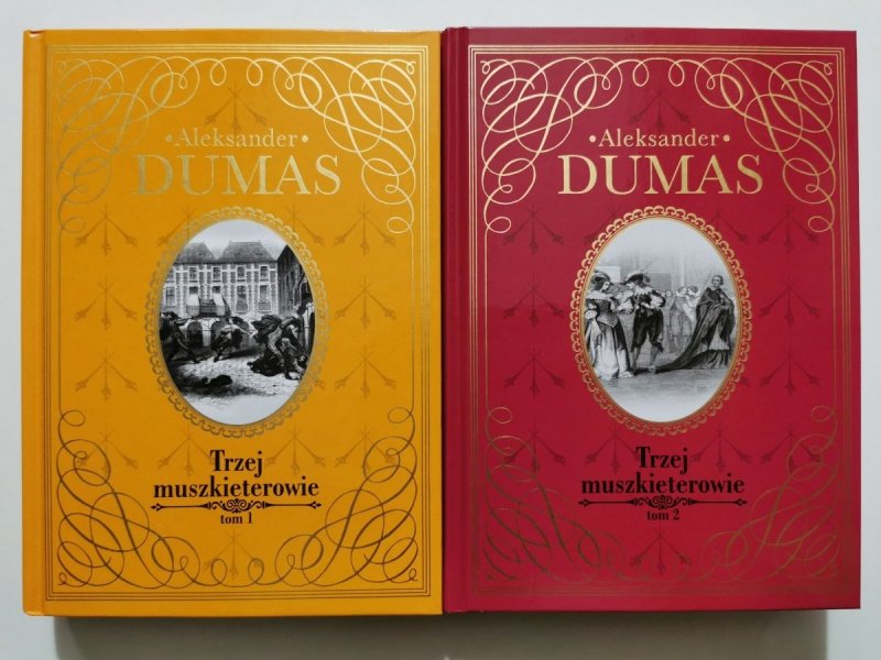 TRZEJ MUSZKIETEROWIE  tom 1 i 2 - Aleksander Dumas 