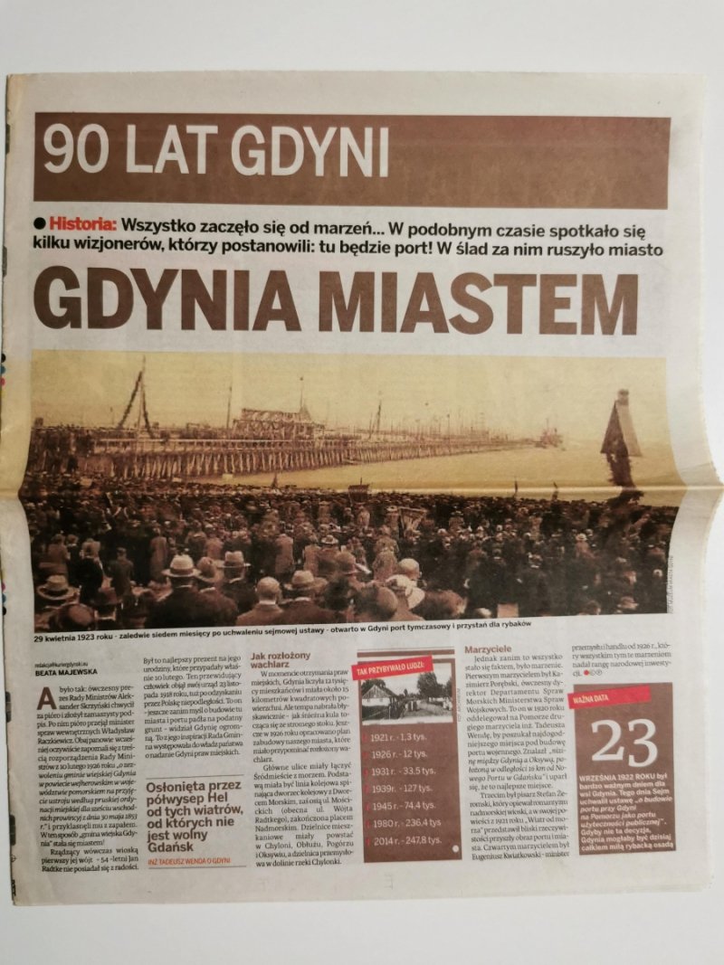 90 LAT GDYNI, GDYNIA MIASTEM