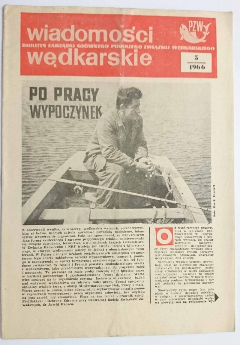 WIADOMOŚCI WĘDKARSKIE NR 5 1966