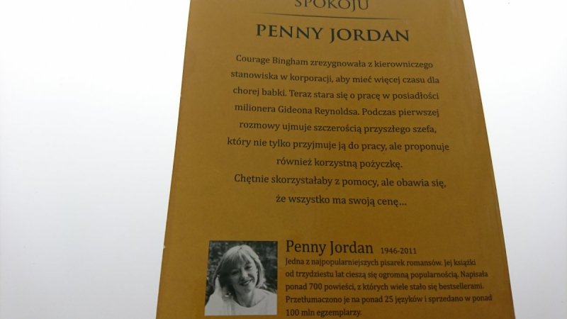 CENA SPOKOJU - Penny Jordan 2015