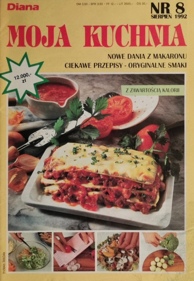DIANA MOJA KUCHNIA NR 8 SIERPIEŃ 1992
