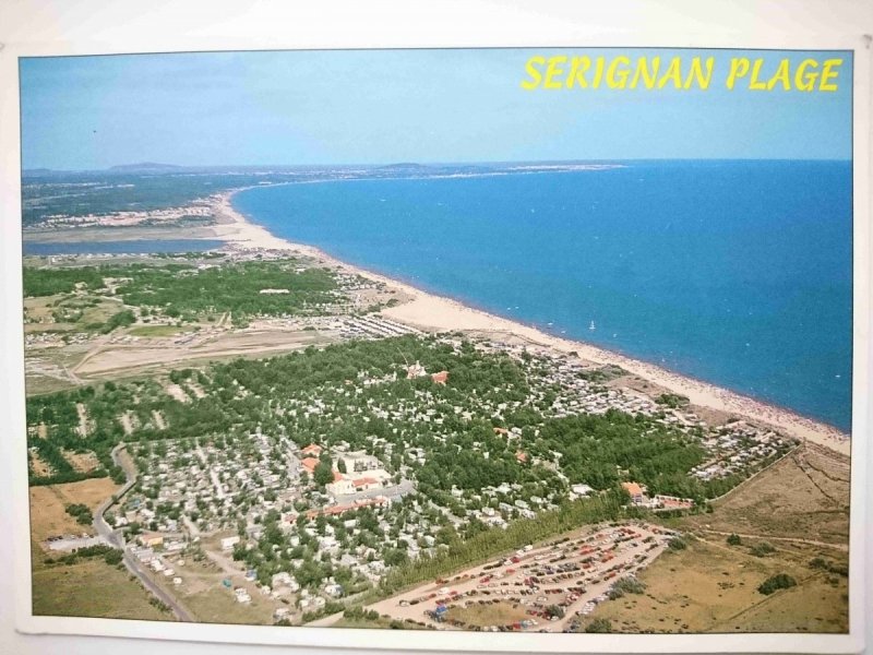 SERIGNAN (HERAULT) VUE AERIENNE