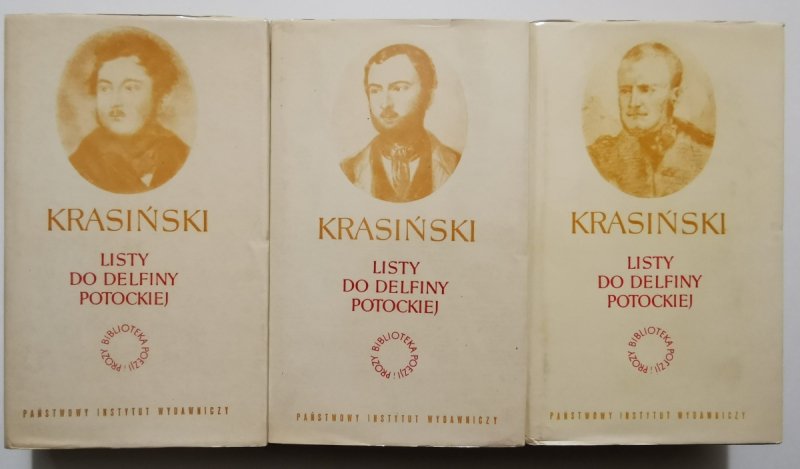 KRASIŃSKI LISTY DO DELFINY POTOCKIEJ TOMY 1-3 - Krasiński