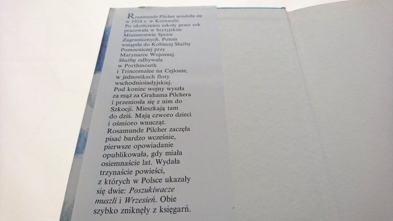 CZAS BURZY - Rosamunde Pilcher 1994