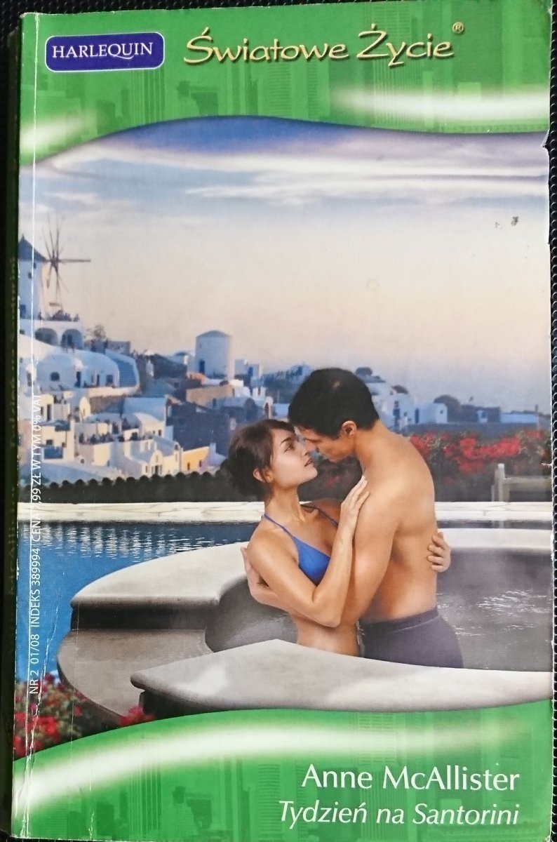TYDZIEŃ NA SANTORINI - Anne McAllister 2008