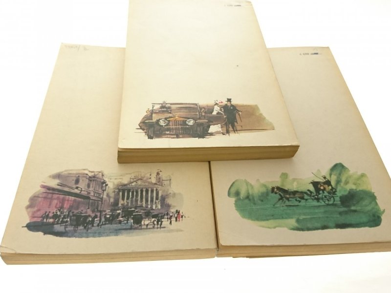 SAGA RODU FORSYTE'ÓW TOMY 1-3 - Galsworthy 1972