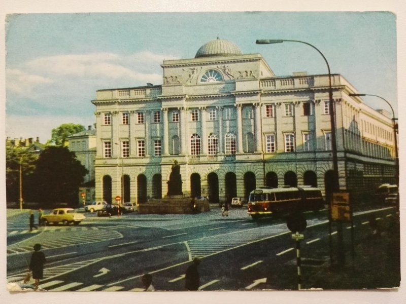 WARSZAWA. PAŁAC STASZICA - SIEDZIBA POLSKIEJ AKADEMII NAUK FOT. ŚWIĘCKI