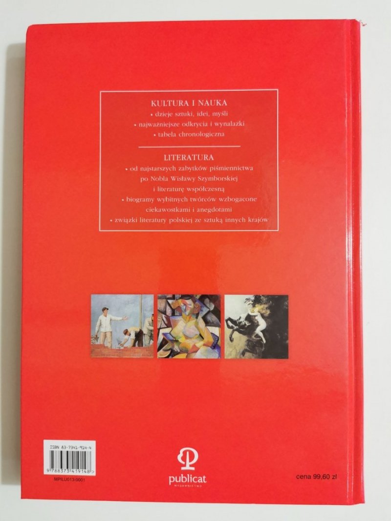 KSIĘGA KULTURY POLSKIEJ. KULTURA I NAUKA LITERATURA 2004