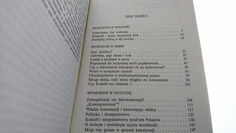 NIESZCZĘSNY DAR WOLNOŚCI - Józef Tischner 1993