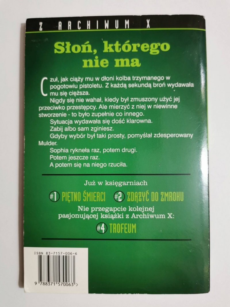 Z ARCHIWUM X NR 3 SŁOŃ, KTÓREGO NIE MA - Les Martin 1997