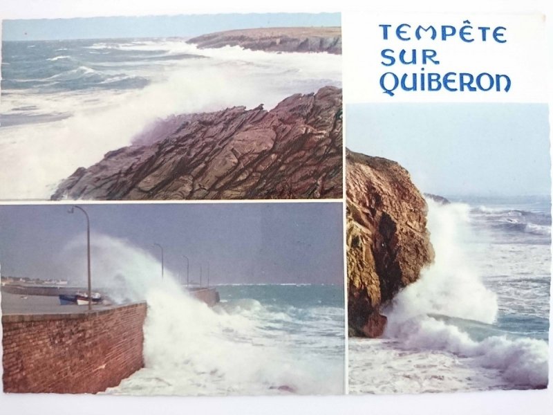 TEMPETE SUR QUIBERON (MORBIHAN)