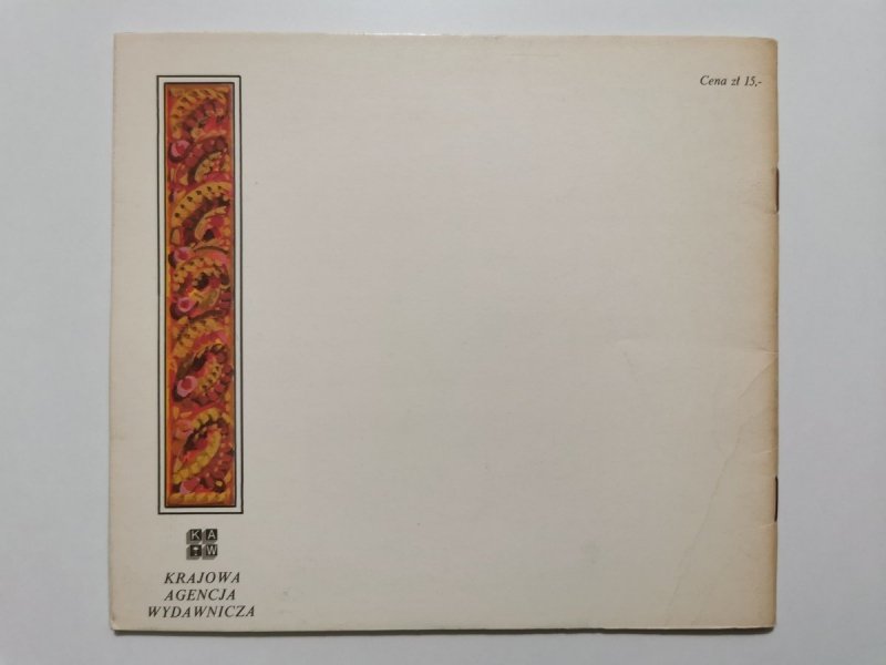 KWIAT PAPROCI - Józef Ignacy Kraszewski 1981