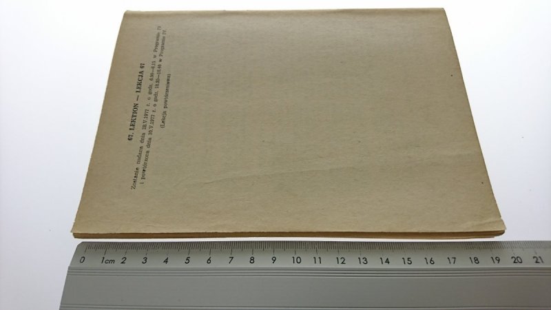 NIEMIECKI W RADIU. LEKCJE 59-67 ZESZYT NR 8 1976