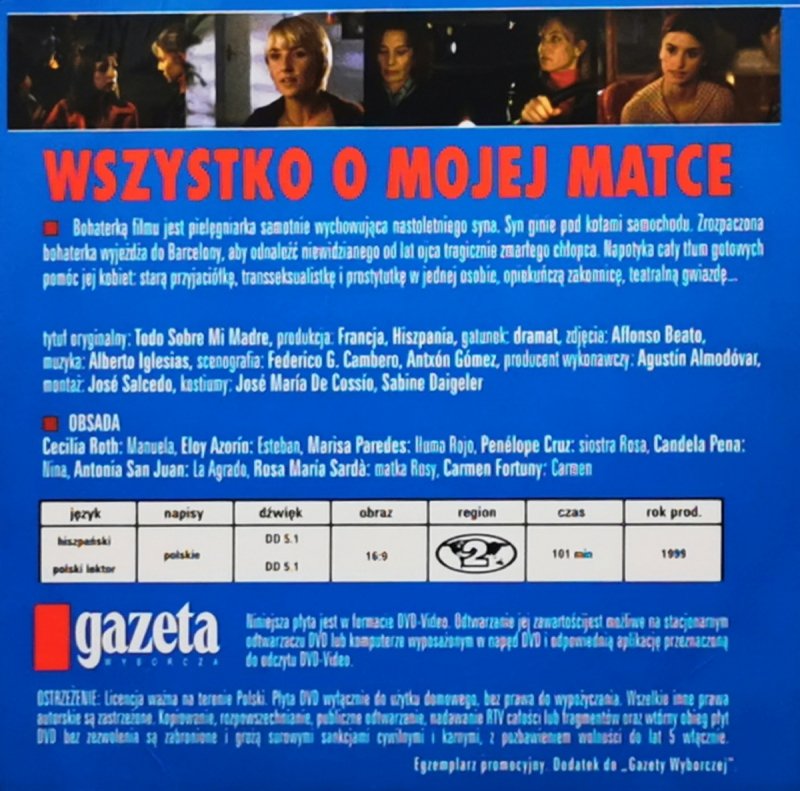 DVD. WSZYSTKO O MOJEJ MATCE