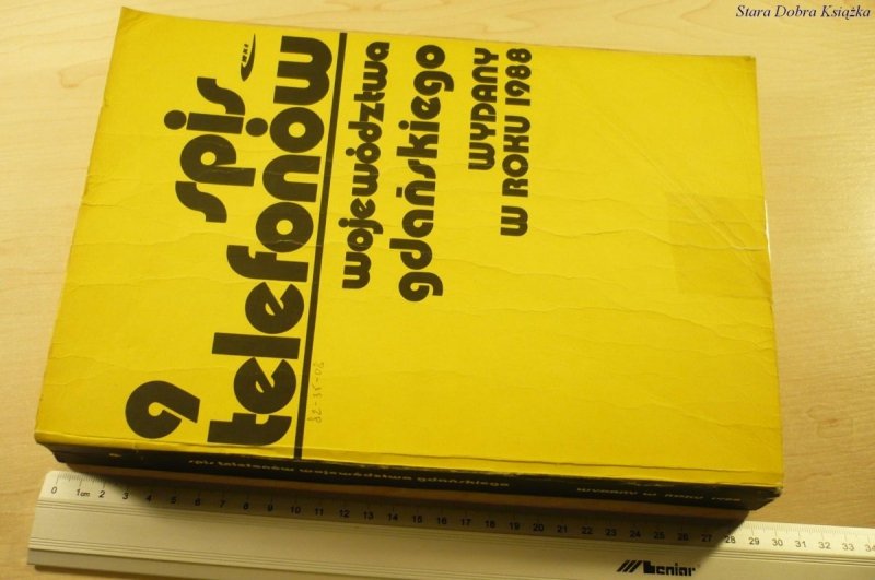 SPIS TELEFONÓW WOJEWÓDZTWA GDAŃSKIEGO 1988