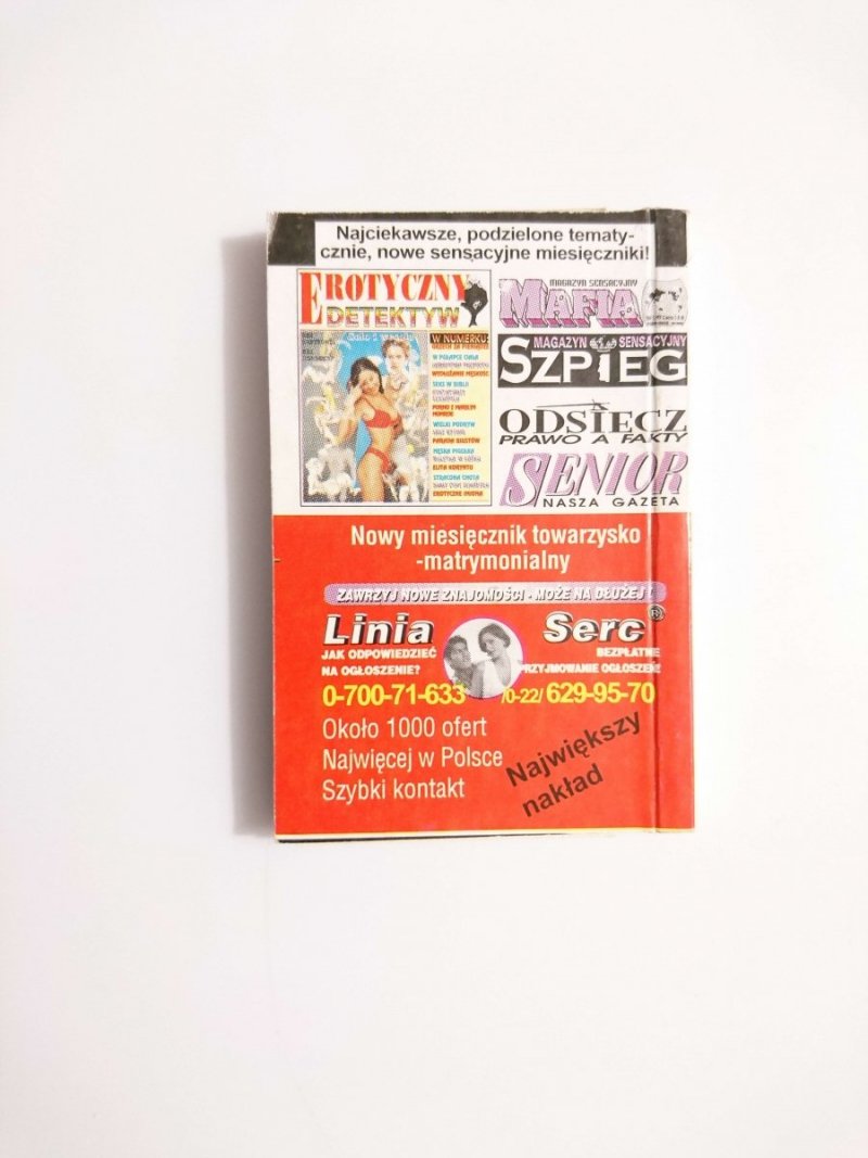HUMOR O AGENCJACH TOWARZYSKICH TOM 1 - 1998
