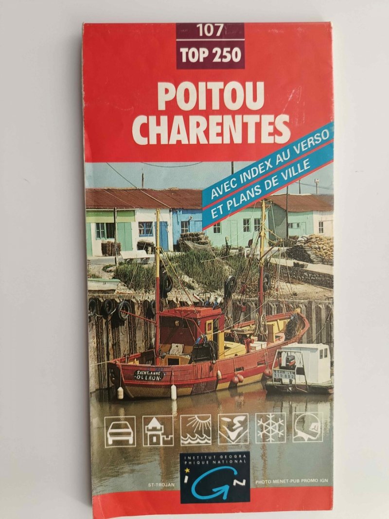 POITOU CHARENTES 1:250 000
