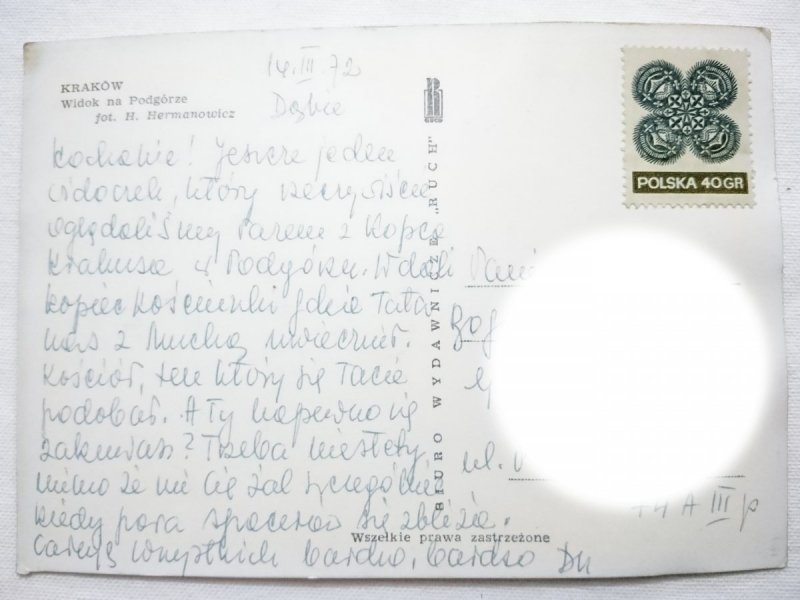 KRAKÓW. WIDOK NA PODGÓRZE FOT. H. HERMANOWICZ