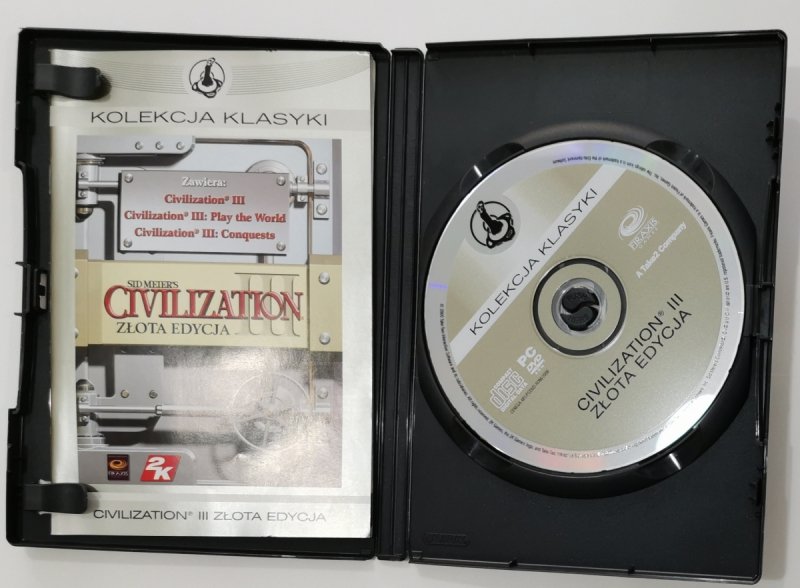 PC DV-ROM. CIVILIZATION III ZLOTA  EDYCJA – SID MEIER S Wersja pl