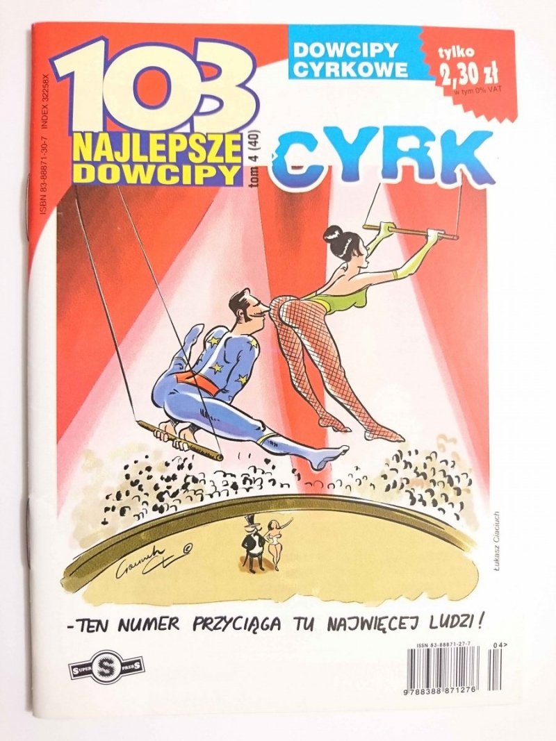 103 NAJLEPSZE DOWCIPY TOM 4 (40) CYRK 2004