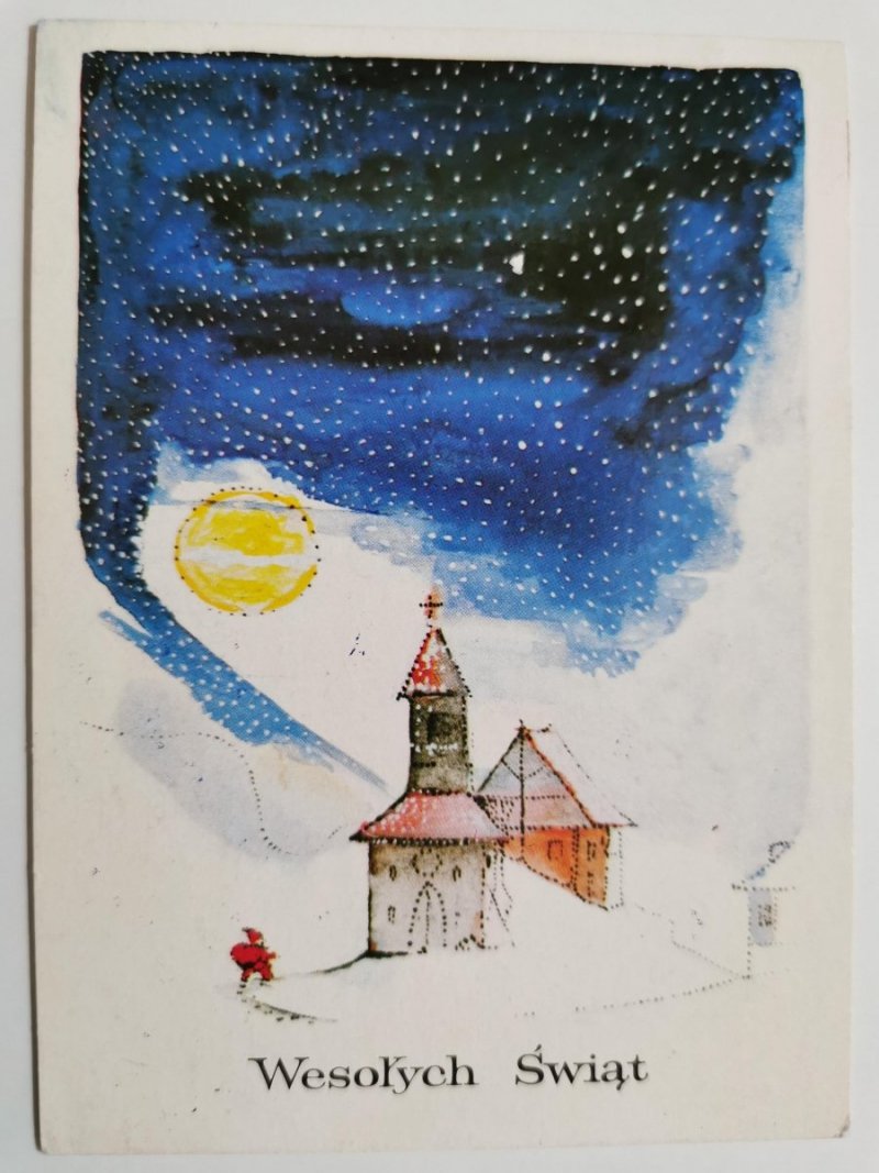 KARTKA ŚWIĄTECZNA NR.25 WESOŁYCH ŚWIĄT PROJ. FERENC