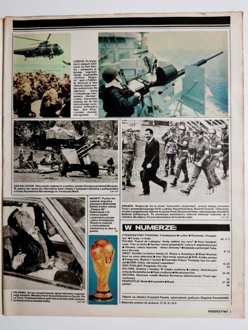 PERSPEKTYWY NUMER 13 (654) 14 MAJA 1982 