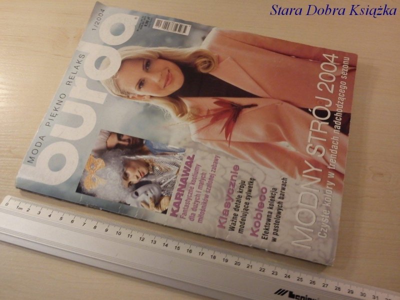 BURDA 1/2004 MODNY STRÓJ 2004
