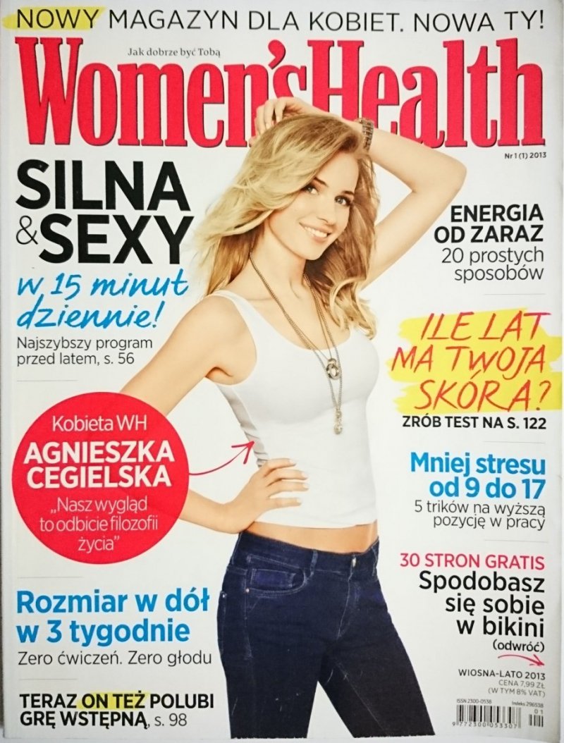 WOMEN'S HEALTH 1-2013 WIOSNA-LATO