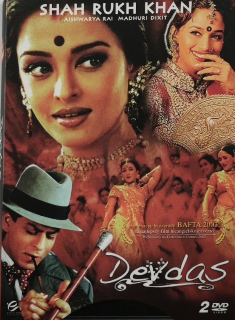 DVD. SHAK RUKH KHAN. DEYDAS 2xdvd