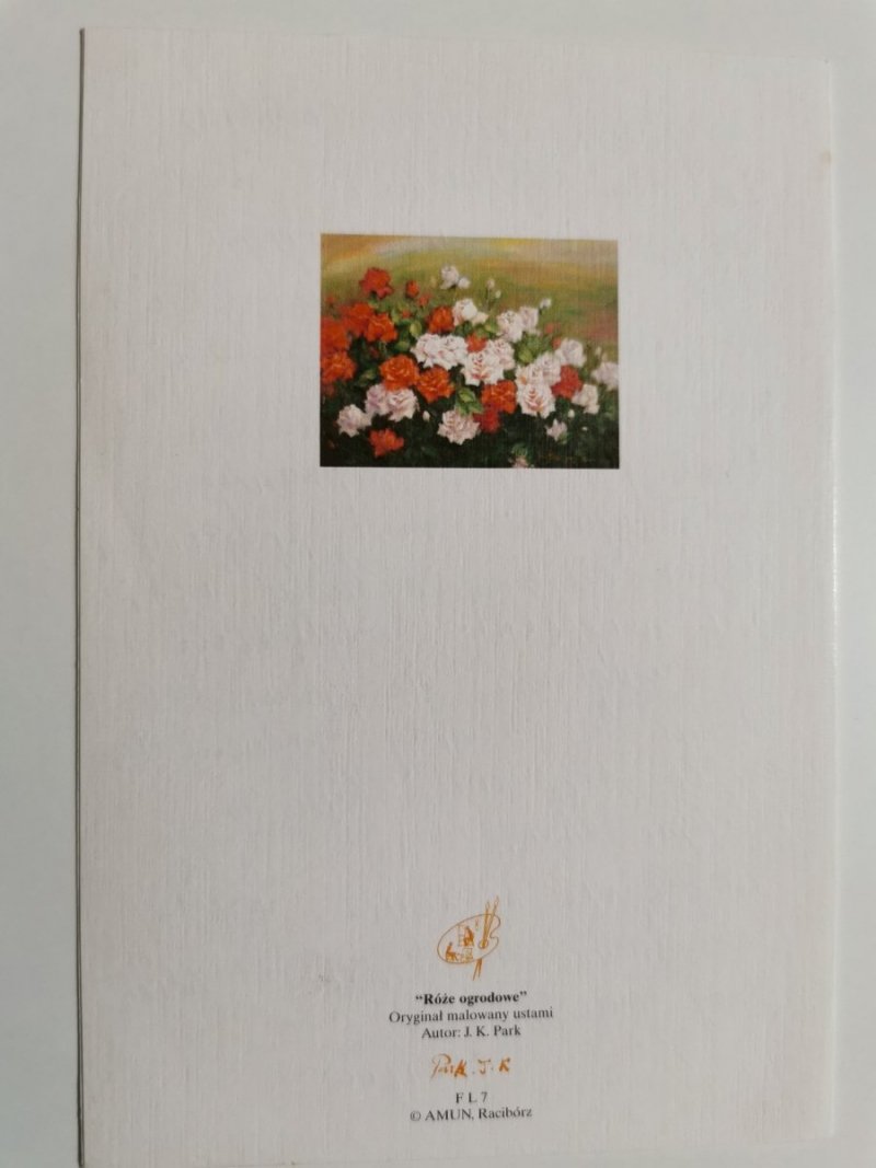 Z NAJLEPSZYMI ŻYCZENIAMI. RÓŻE OGRODOWE