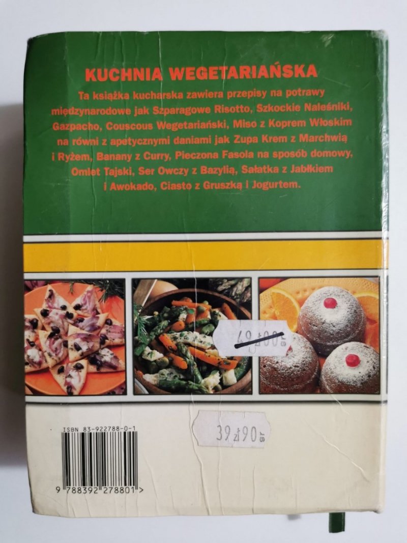 KUCHNIA WEGETERIAŃSKA. KSIĄŻKA PEŁNA POMYSŁÓW 