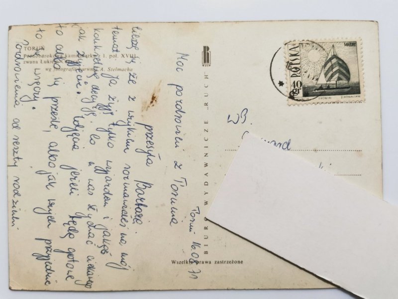 TORUŃ. PÓŹNOBAROKOWA KAMIENICZKA FOT. STELMACH