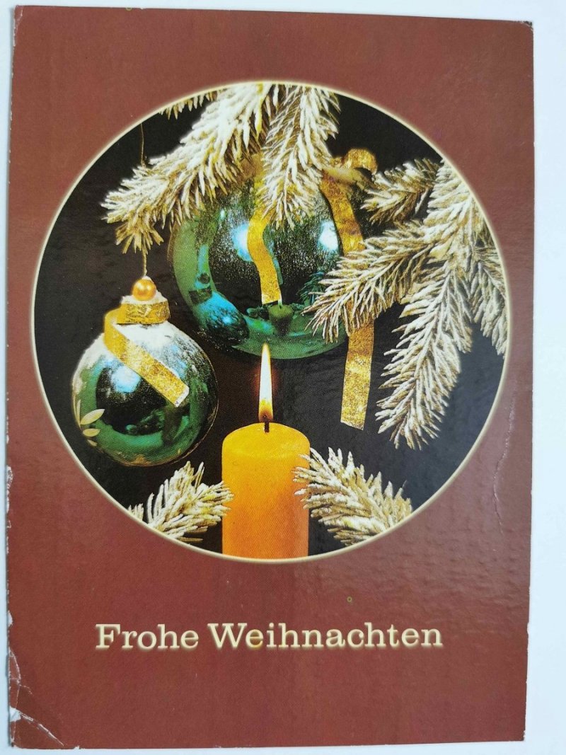 KARTKA ŚWIĄTECZNA NR.82 FROHE WEIHNACHTEN