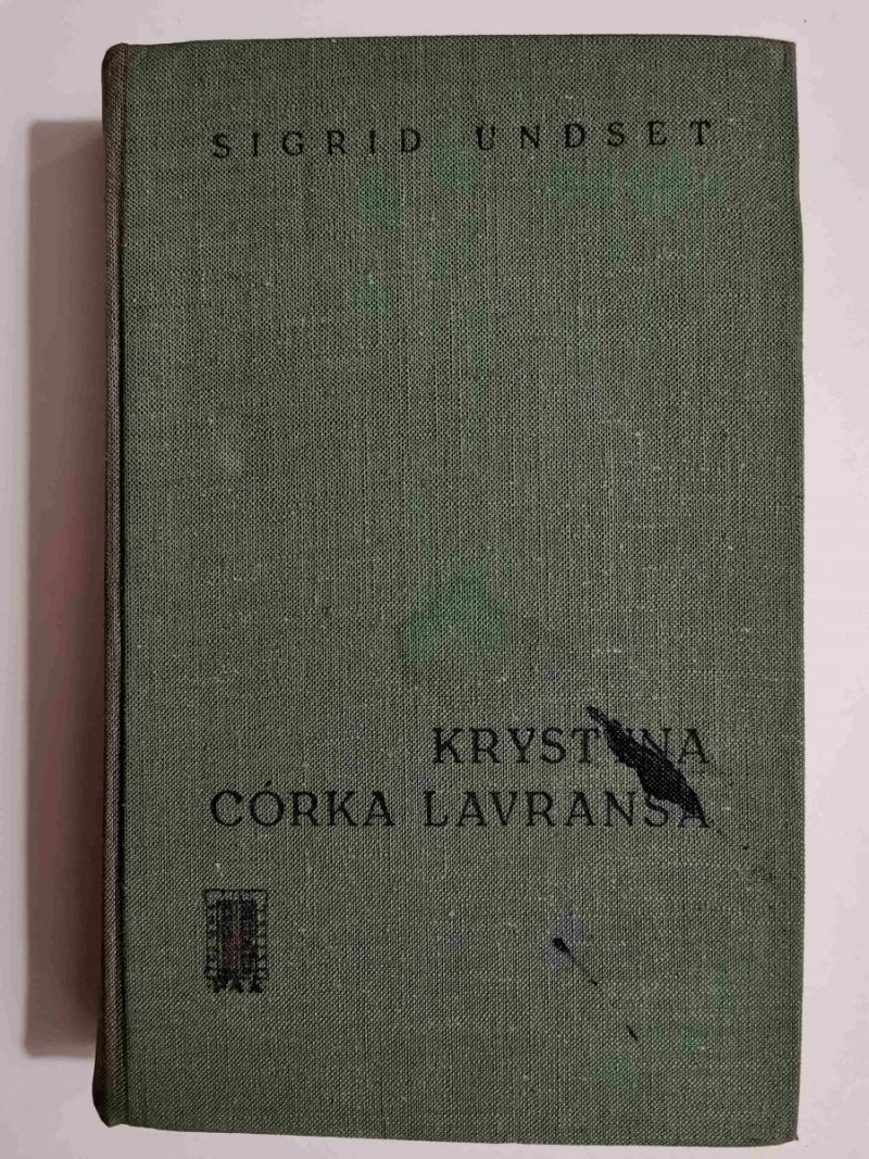 KRYSTYNA CÓRKA LAVRANSA TOM III - Sigrid Undset 1966
