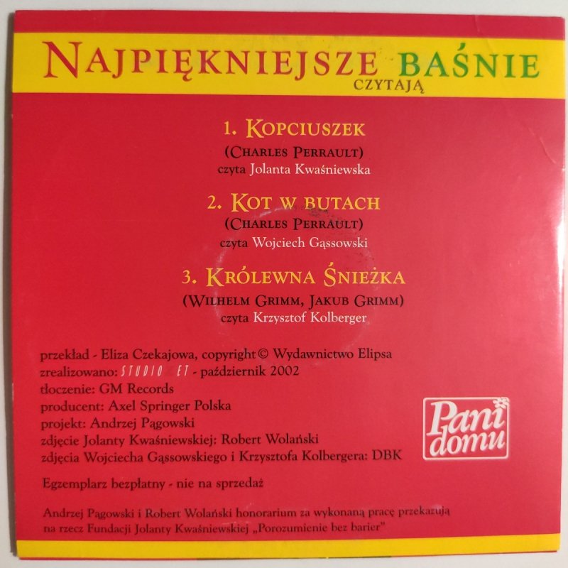 CD. NAJPIĘKNIEJSZE BAŚNIE