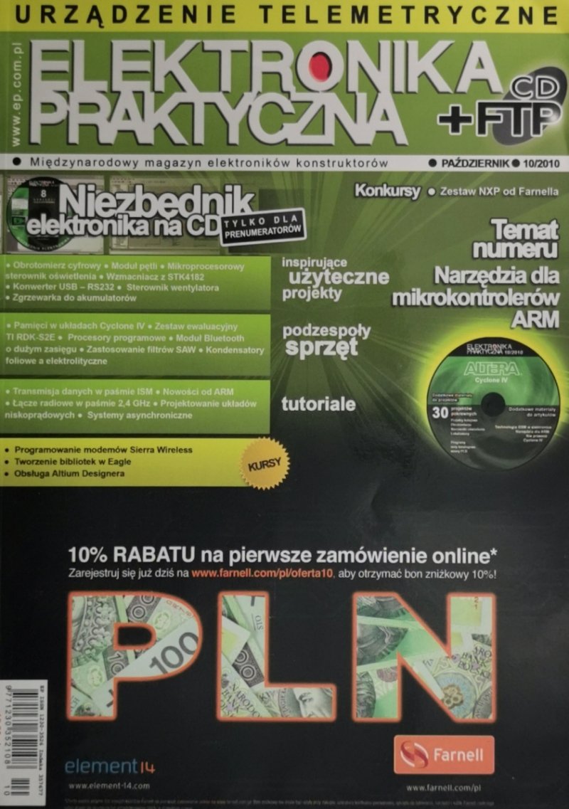 ELEKTRONIKA PRAKTYCZNA 10/2010 CD+FTP