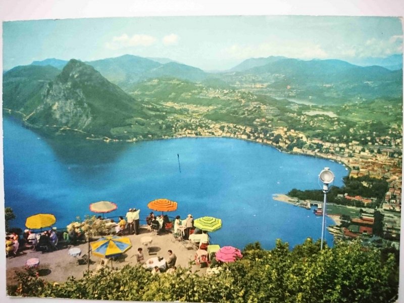 LUGANO. PANORAMA DAL MONTE BRE