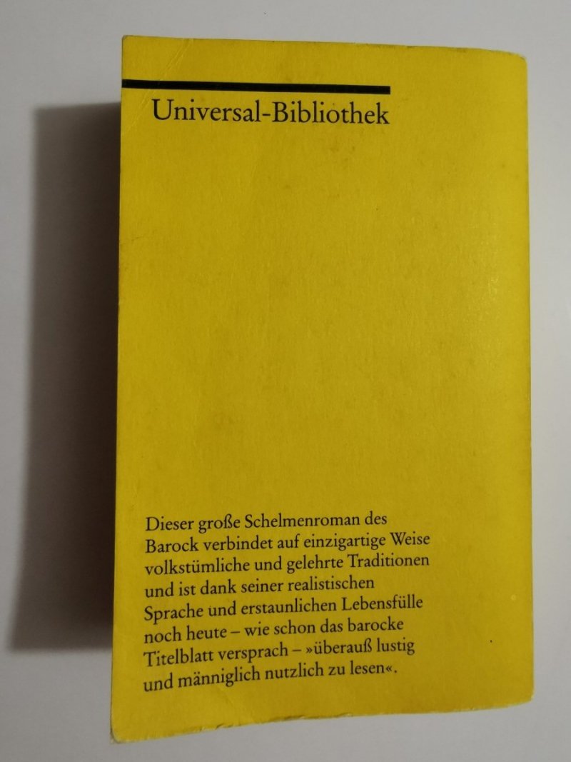 DER ABENTEUERLICHE SIMPLICISSIMUS - Hans Jacob 1990