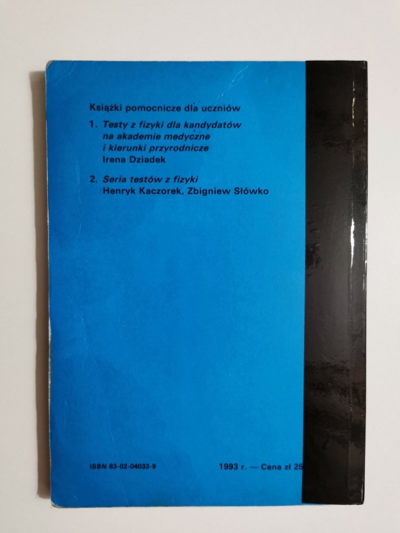 ZBIÓR ZADAŃ Z FIZYKI - Bogdan Mendel 1993