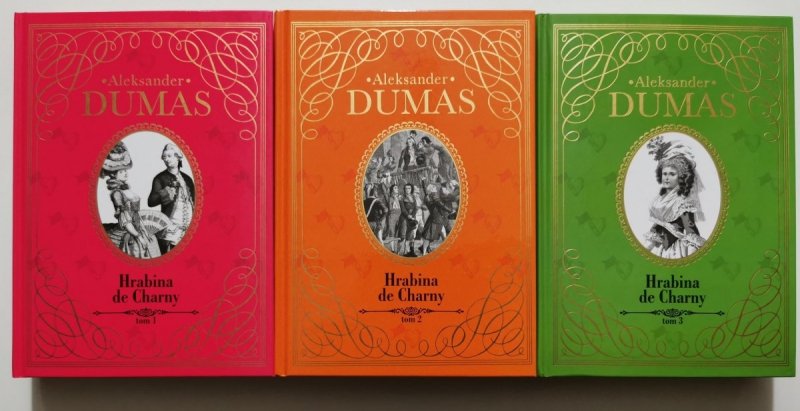 HRABINA DE CHARNY tomy od 1 do 3 - Aleksander Dumas 