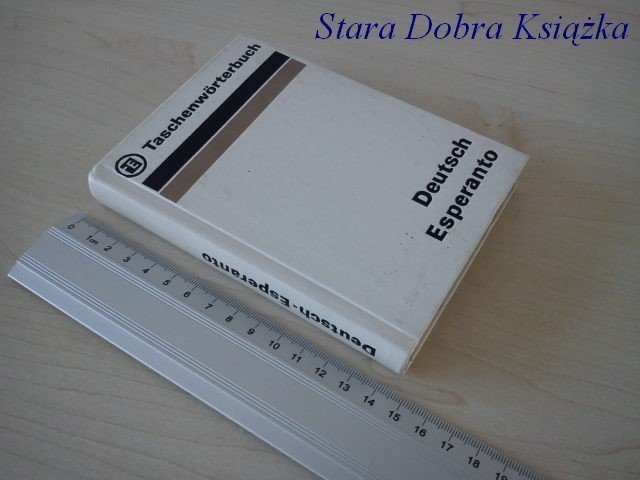TASCHENWORTERBUCH DEUTSCH ESPERANTO