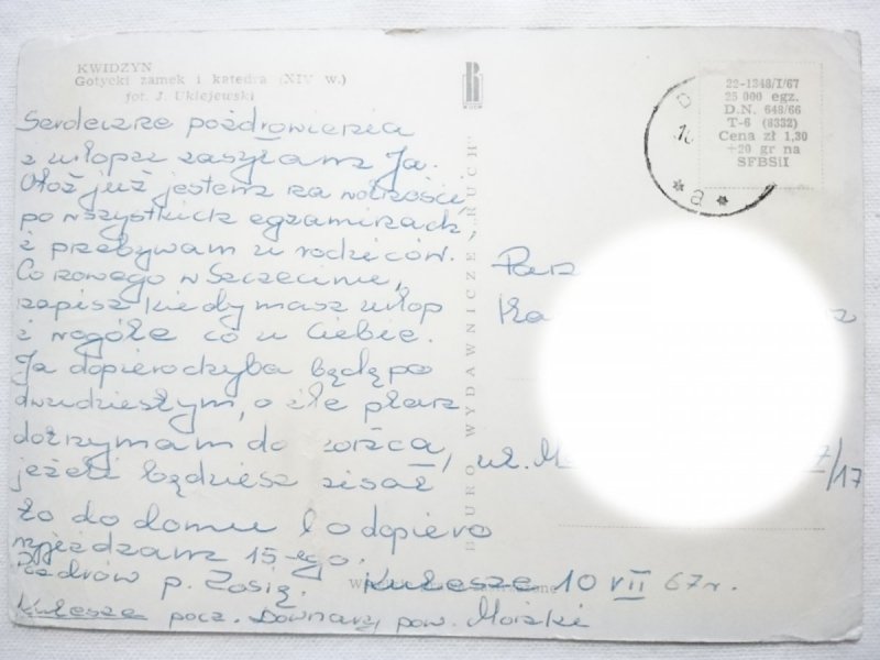 KWIDZYN. GOTYCKI ZAMEK I KATEDRA XIV w. FOT. J. UKLEJEWSKI