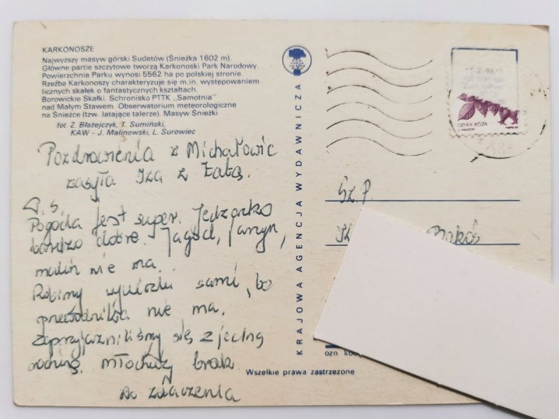 KARKONOSZE. CZTERY UJĘCIA FOT. BŁAŻEJCZYK I INNI