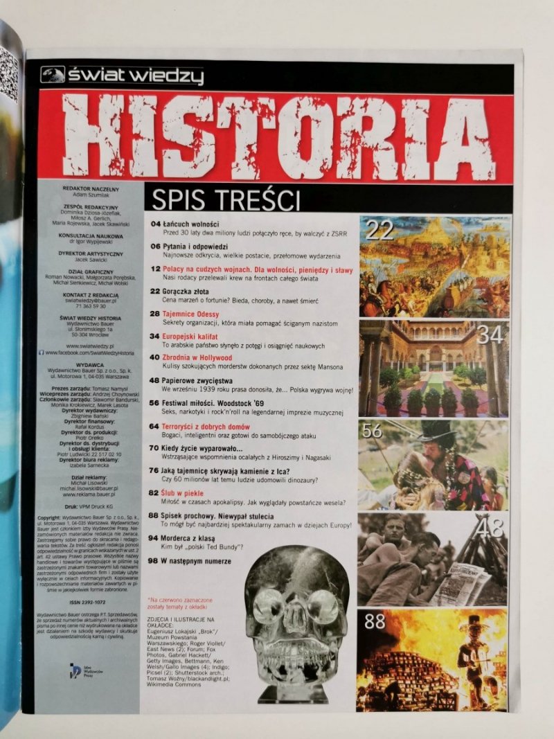 ŚWIAT WIEDZY HISTORIA NR 4/2019 SIERPIEŃ-WRZESIEŃ
