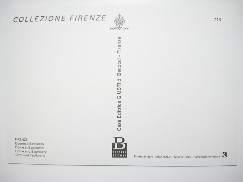 FIRENZE. DUOMO E BATTISTERO