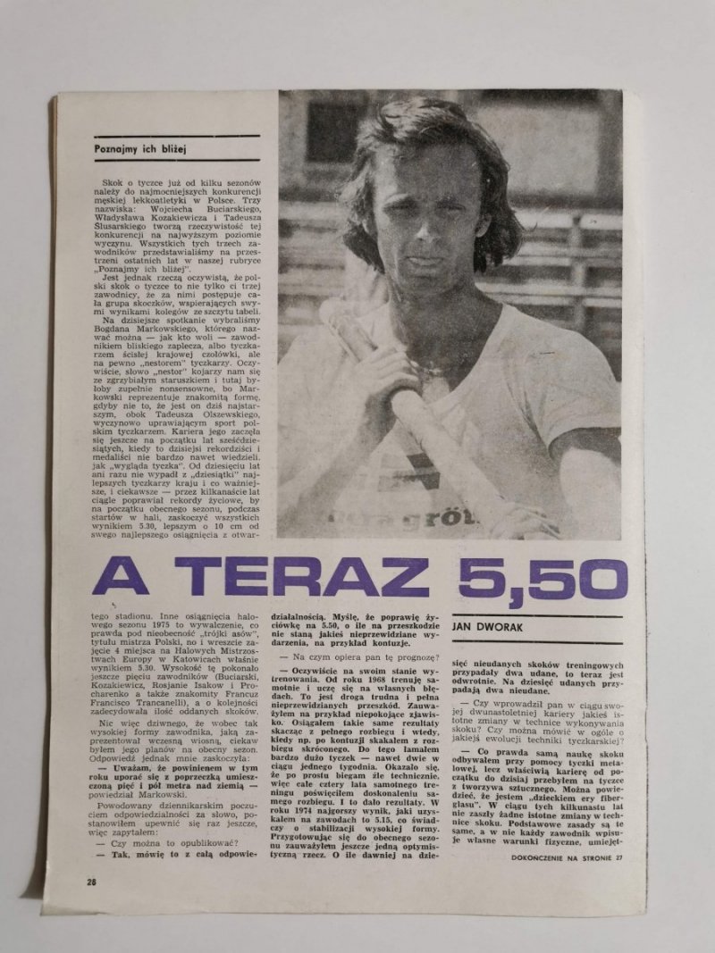 LEKKOATLETYKA NR 7 (231) ROK XX 1975 