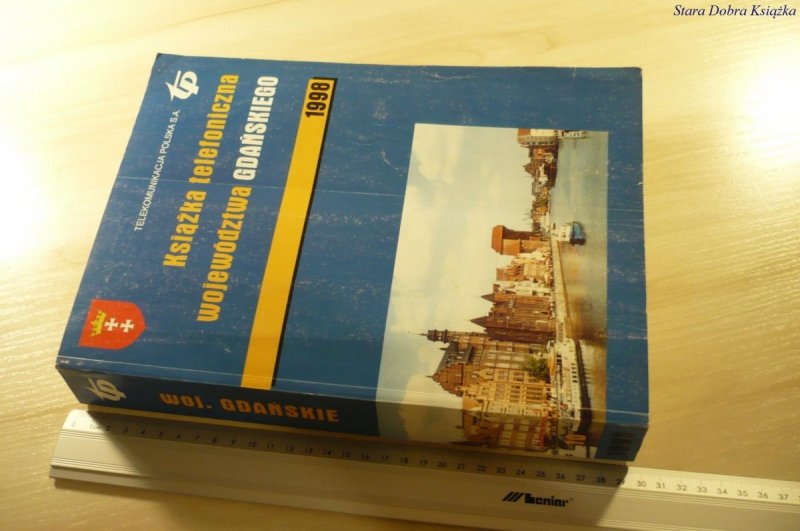 KSIĄŻKA TELEFONICZNA WOJEWÓDZTWA GDAŃSKIEGO 1998
