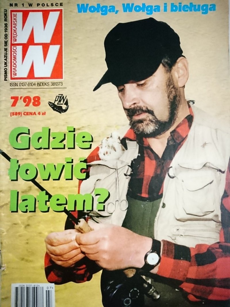 WIADOMOŚCI WĘDKARSKIE 7-1998