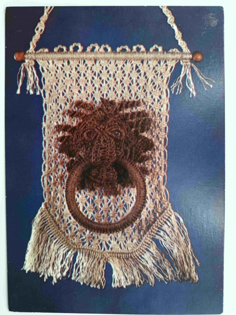 KOŁATKA MAKRAMA NA ŚCIANĘ