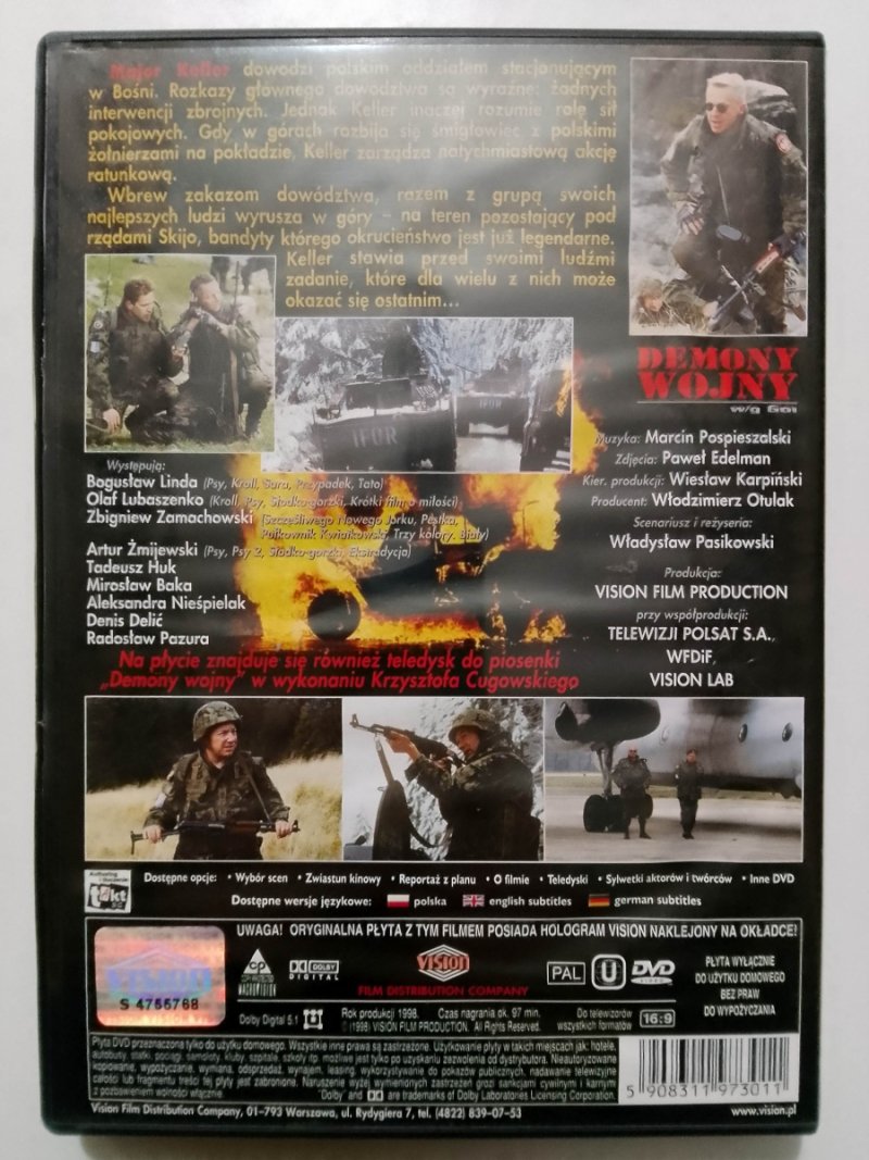 DVD. DEMONY WOJNY